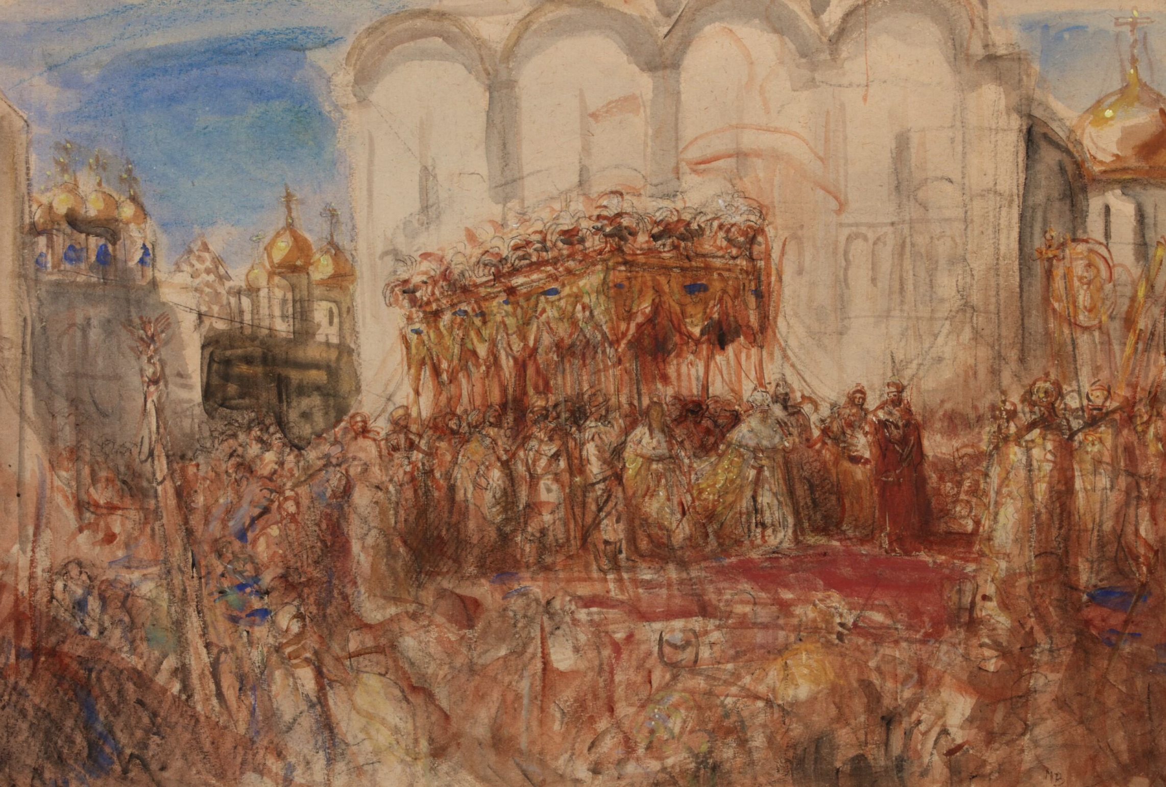Marius Bauer - Kroning van Tsaar Nicolaas 2